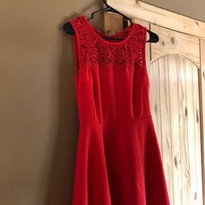 Lulus Red Skater Dress